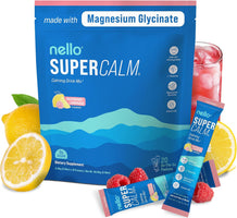 Supercalm Powdered Drink Mix, Raspberry Lemonade, L Theanine, Ksm-66 Ashwagandha, Magnesium Glycinate, Vitamin D 3, Supplements for Relaxation & Focus, No Sugar, Non GMO, On The Go, 20 Ct