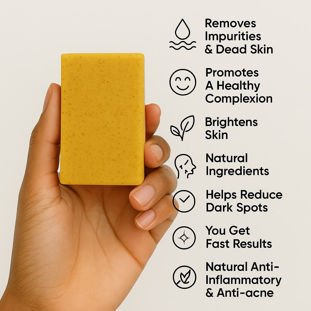 Turmeric soap