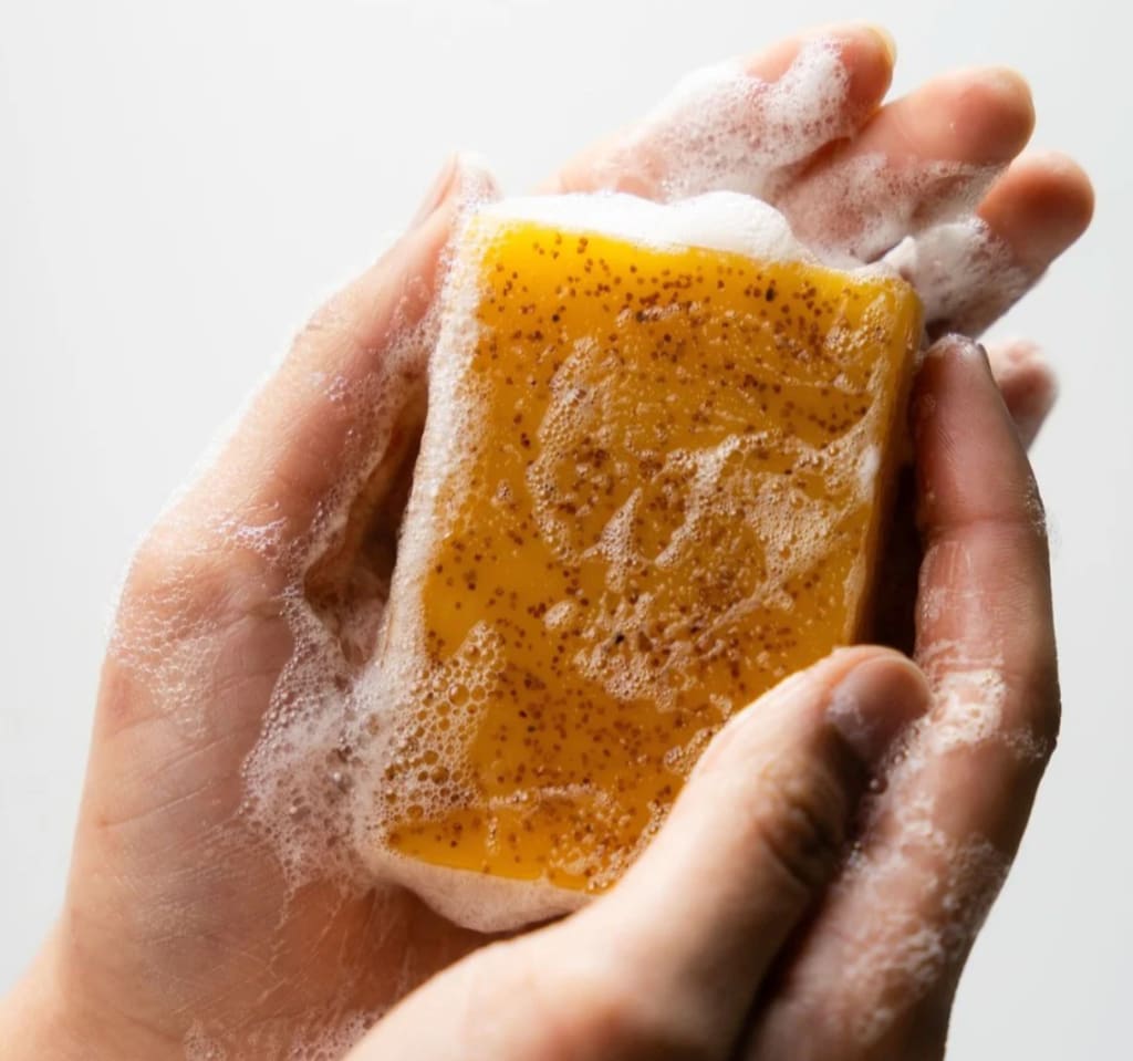 Turmeric soap