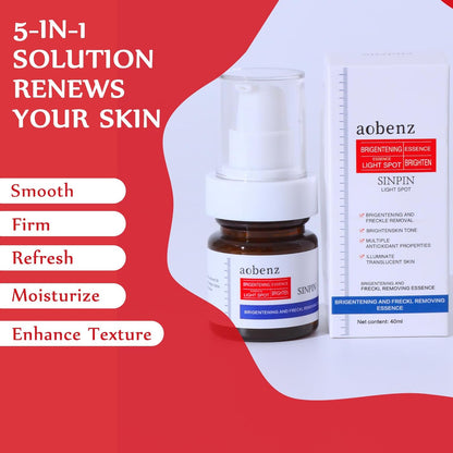 Aobenz Dark Spot Remover for Face & Body | Advanced Corrector Serum for Age, Melasma, Sun, Acne, Black Spots | Tranexamic Acid, Niacinamide Formula for Women & Men | Mild, 1.35 Fl Oz (1PCS)
