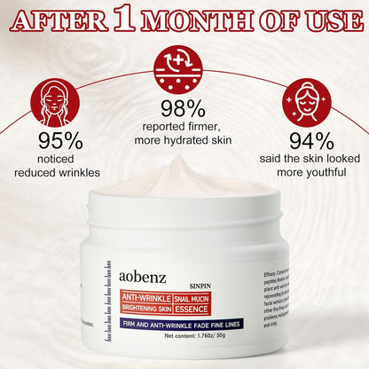 SINPIN  anti Aging Moisturizer Face Cream for Women & Men - Night Cream for Face & Neck | All Skin Types | Niacinamide + Hyaluronic Acid | Firming, Tightening, anti Wrinkle, 1.76FL (1PCS)