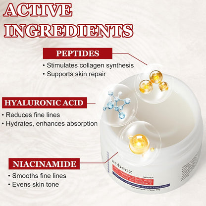 SINPIN  anti Aging Moisturizer Face Cream for Women & Men - Night Cream for Face & Neck | All Skin Types | Niacinamide + Hyaluronic Acid | Firming, Tightening, anti Wrinkle, 1.76FL (1PCS)