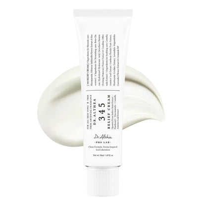 Dr.Althea 345 Relief Cream, Daily Face Moisturizer, Blemish Relief Care, Soothing Recovery & Moisture, Korean Vegan Skin Care for All Skin Types, 1.69 Fl Oz 