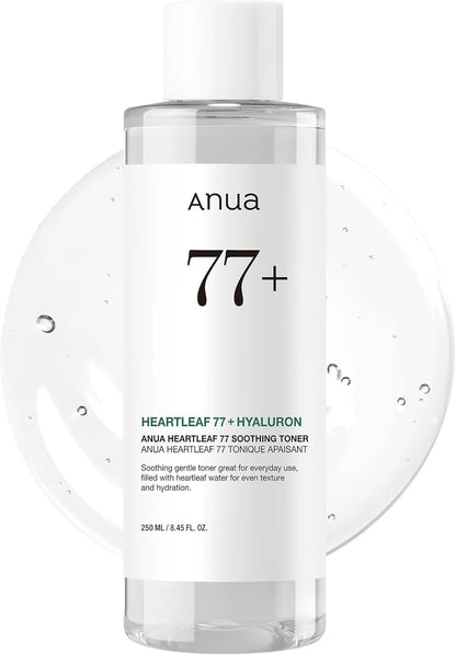 Anua Heart Leaf 77% Houttuynia Cornus Toner Close the Mouth Acne Removal Sensitive Hydrating Moisturizing 250Ml