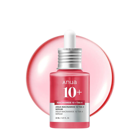 Niacinamide 10 + TXA 4 Serum, Hyaluronic Acid, Tranexamic Acid, Vitamin B12, Facial Serum for Glass Skin, Clarifying, Radiant Complexion with Natural Color, Korean Skin Care (30Ml /1.01 Fl.Oz)